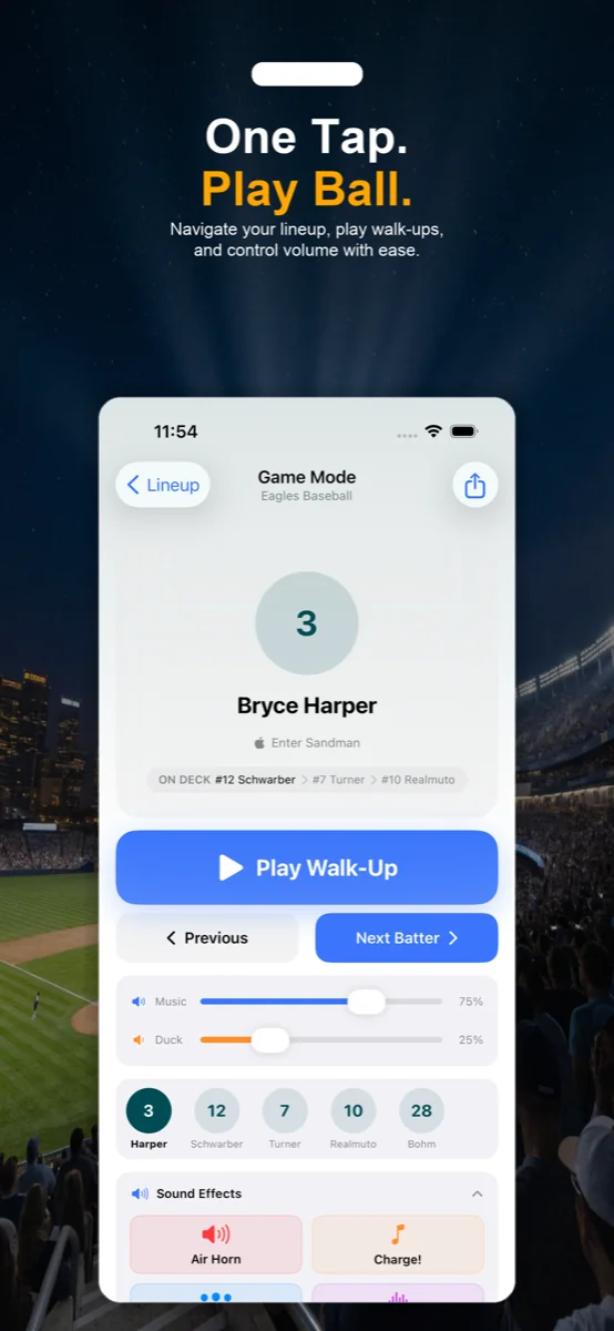 OnDeckDJ Modo de Juego con controles de un toque
